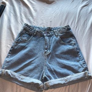 Denim shorts